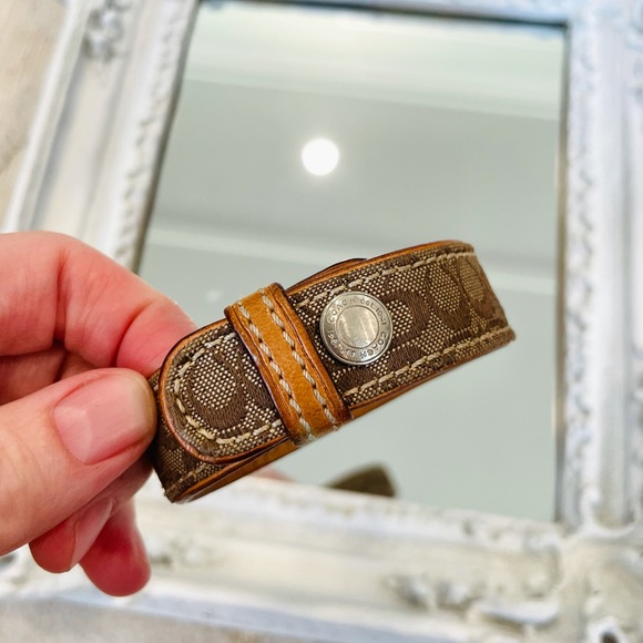 AUTHENTIC Coach Monogram Logo Bracelet